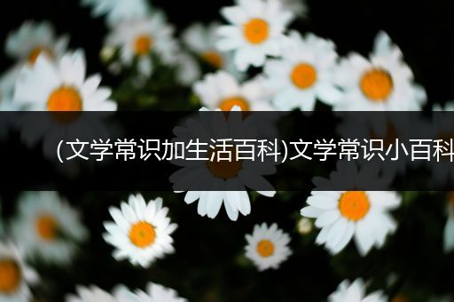 （文学常识加生活百科)文学常识小百科