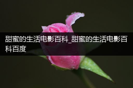 甜蜜的生活电影百科_甜蜜的生活电影百科百度