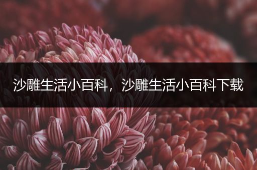 沙雕生活小百科，沙雕生活小百科下载