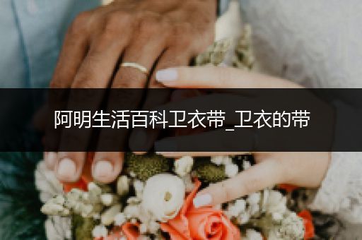 阿明生活百科卫衣带_卫衣的带