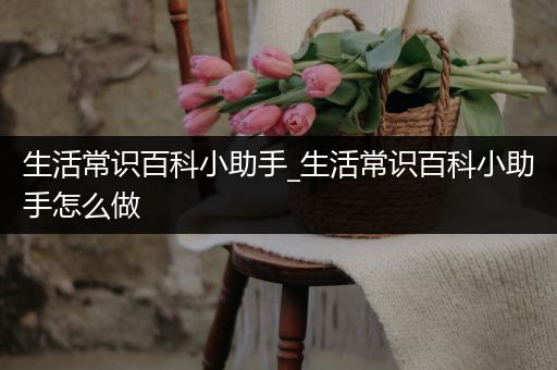 生活常识百科小助手_生活常识百科小助手怎么做