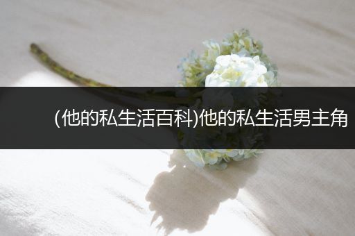 （他的私生活百科)他的私生活男主角