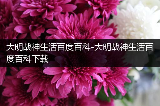 大明战神生活百度百科-大明战神生活百度百科下载