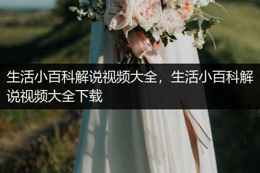 生活小百科解说视频大全，生活小百科解说视频大全下载