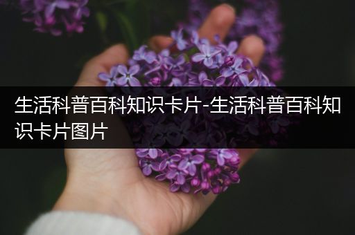 生活科普百科知识卡片-生活科普百科知识卡片图片