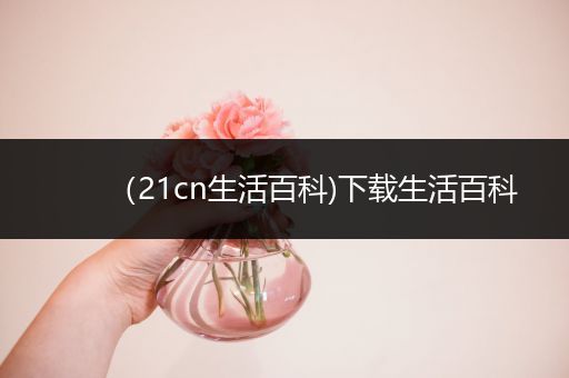 （21cn生活百科)下载生活百科