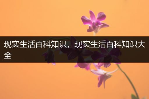 现实生活百科知识，现实生活百科知识大全