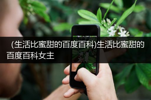 （生活比蜜甜的百度百科)生活比蜜甜的百度百科女主