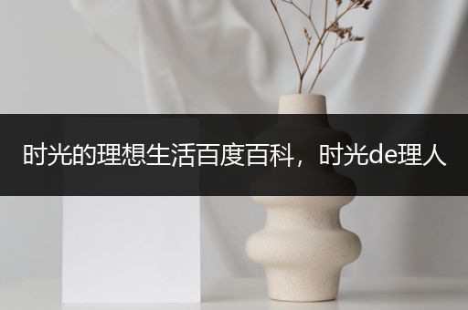 时光的理想生活百度百科，时光de理人