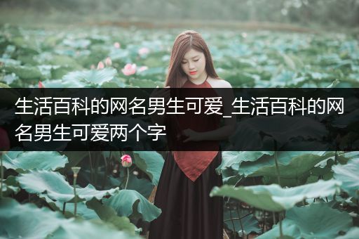 生活百科的网名男生可爱_生活百科的网名男生可爱两个字