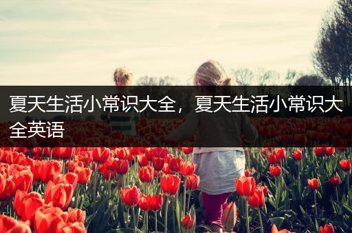 夏天生活小常识大全，夏天生活小常识大全英语