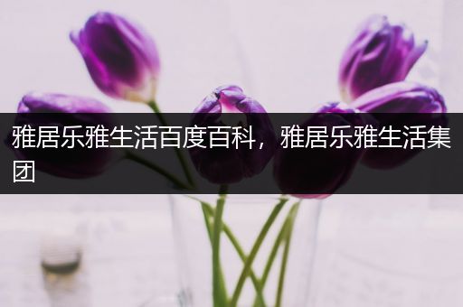 雅居乐雅生活百度百科，雅居乐雅生活集团