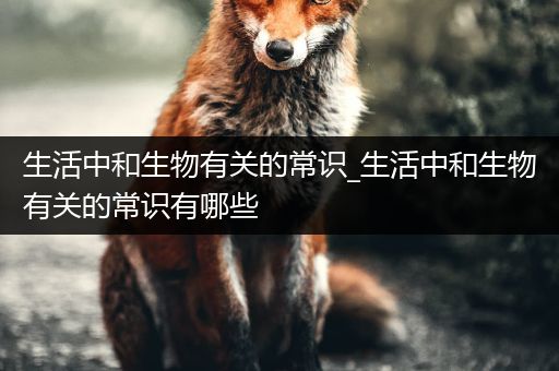 生活中和生物有关的常识_生活中和生物有关的常识有哪些