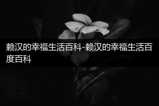 赖汉的幸福生活百科-赖汉的幸福生活百度百科