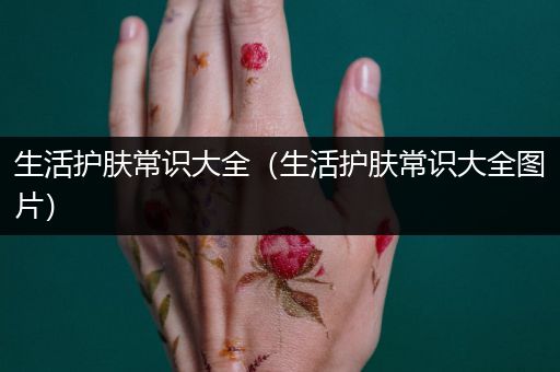 生活护肤常识大全（生活护肤常识大全图片）