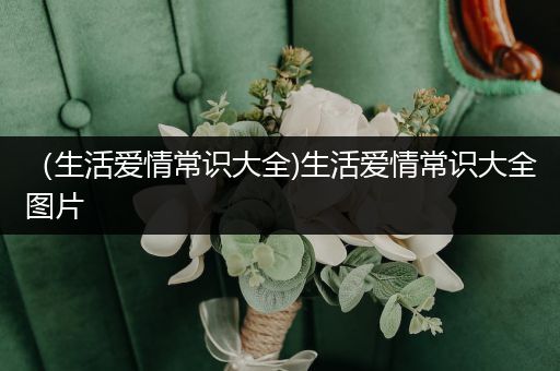 （生活爱情常识大全)生活爱情常识大全图片