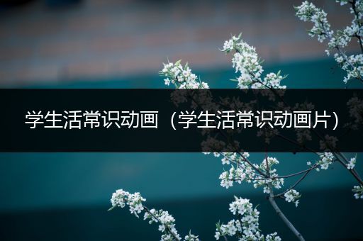学生活常识动画（学生活常识动画片）